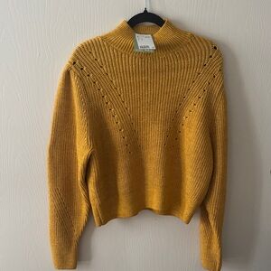H&M Golden Yellow Women's Turtleneck Sweater